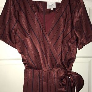 short sleeved jumper suit